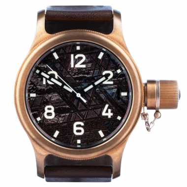 AGAT 195 Bronze 46 mm Meteorite Muonionalusta Thermo