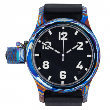 AGAT 195 Titanium Damascus 46 mm