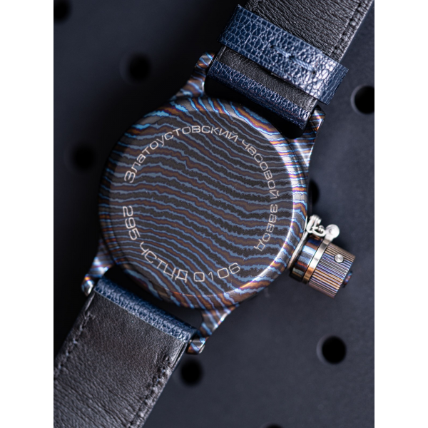 AGAT 195 Titan-Zirconium Damascus 46 mm dial Titanium Damascus Rose - Image 7