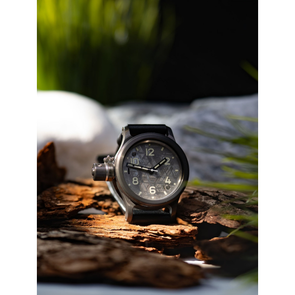 AGAT 195 Zirconium 46 mm Muonionalusta Meteorite - Image 5